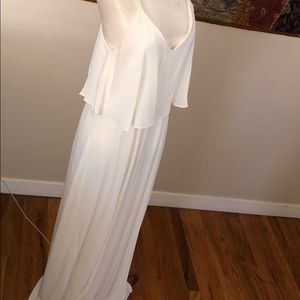 Beautiful Zara Basic off white evening dress.